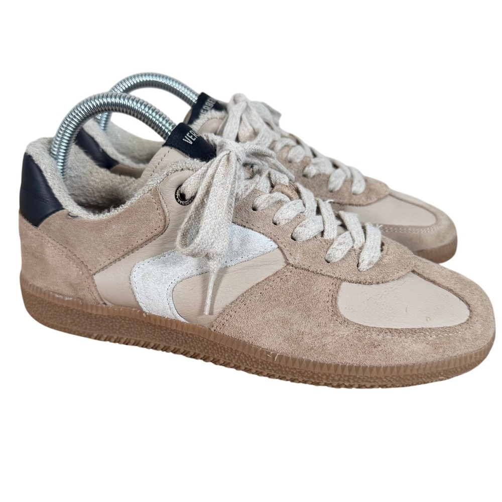 Verbenas Sneakers Shoes Wmns 38 US 7.5 Suede Spain Leather Sherpa Lined Gum Sole